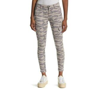 Joe's Jeans Womens Size 26 Camo Print Skinny Ankle Utility Cargo Pants Gray $198